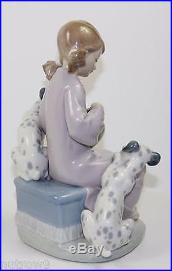 LLADRO THE SWEET-MOUTHED (HONEY LICKERS) #1248 GIRL WITH DOGS MINT WithBOX