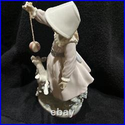 LLADRO Teasing The Dog #5078 Retired 10.25 NO BOX