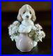 LLadro #6574 Take Me Home Dog with Flowers Glossy Figurine With Box MINT
