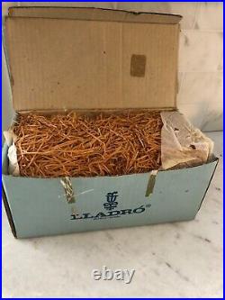 LLadro Little Pals # 7600 Clown with Puppy Dogs Figurine and Original Box