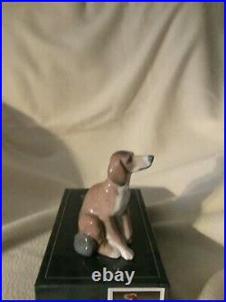 LLadro Wolfhound Dog 5356 Retired Original Green Lladro Box
