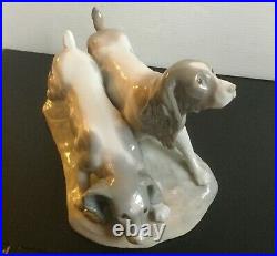 Large 11 LLADRO COUPLE OF COCKER SPANIELS (2 Dogs) Figurine #01010442? Rare