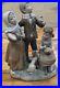 Large Lladro Christmas Carolers #1239 Glossy Porcelain Figurine Boy/Girl/Dog