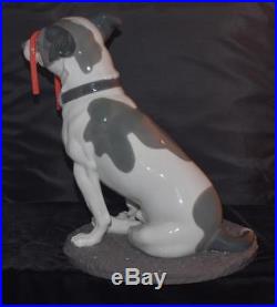 Large Lladro Figurine JACK RUSSELL With RED LICORICE Dog #9192 -R Rubio MIB