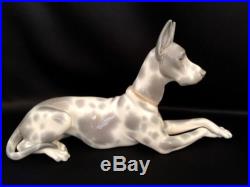 Large Lladro Great Dane Dog/Animal (1068 Excellent Condition) Gorgeous