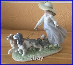 Large Lladro Prestige Figure Puppy Parade 6784 Retired