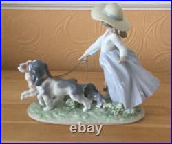 Large Lladro Prestige Figure Puppy Parade 6784 Retired