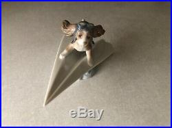 Let's Fly Away Dog On Paper Airplane Figurine By Lladro #6665