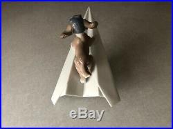 Let's Fly Away Dog On Paper Airplane Figurine By Lladro #6665