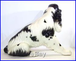 Life Size Ceramic Cocker Spaniel Dog Statue by Hispania, DAISA, 1984 (Lladro)