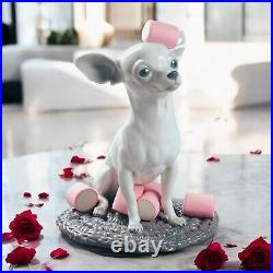 Lladro 01009191 Chihuahua with Marshmallows Dog Figurine #9191 NEW + F/S