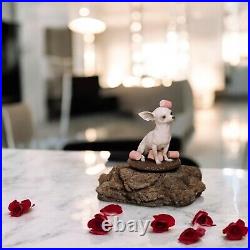 Lladro 01009191 Chihuahua with Marshmallows Dog Figurine #9191 NEW + F/S