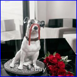 Lladro 01009192 Jack Russell with Licorice Dog Figurine #9192