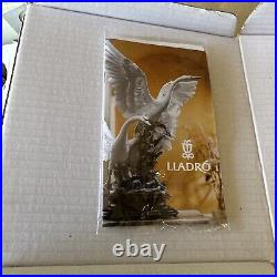 Lladro 05466 Chit Chat Girl On Phone With Dalmatian Dog, Artist Signed, Mint, ? Box