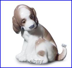 Lladro 06210 A Gentle Surprise Dog Collectible Figurine, With Box