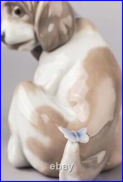 Lladro 06210 A Gentle Surprise Dog Collectible Figurine, With Box