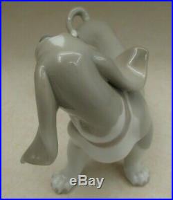 Lladro 1066 Bassett adorable Basset Hound puppy dog MWOB, RV$530