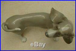 Lladro 1066 Bassett adorable Basset Hound puppy dog MWOB, RV$530