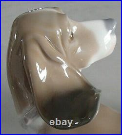 Lladro 1066 Bassett adorable Basset Hound puppy dog MWOB, RV$530