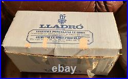 Lladro 1128 Dog in a Basket Retired! Mint Condition! Original Blue Box! L@@K