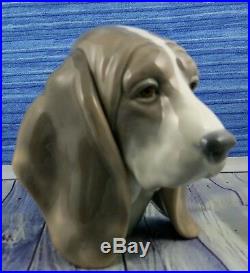 Lladro # 1149 DOG'S HEAD Beagle Bust MINT