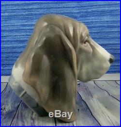 Lladro # 1149 DOG'S HEAD Beagle Bust MINT