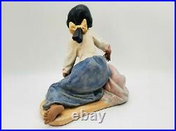 Lladro 12441 Or 5688 With Rare Gres Finish Dog's Best Friend Retired Figurine