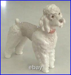 Lladro 1259 Poodle standing Woolly Poodle Puppy Dog MIB, RV$455