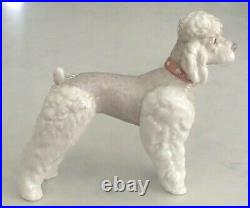 Lladro 1259 Poodle standing Woolly Poodle Puppy Dog MIB, RV$455