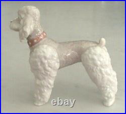 Lladro 1259 Poodle standing Woolly Poodle Puppy Dog MIB, RV$455