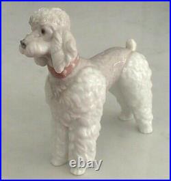 Lladro 1259 Poodle standing Woolly Poodle Puppy Dog MIB, RV$455