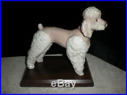 Lladro #1259 Standing Wooly Dog Poodle Collectible. No Box or Base Included