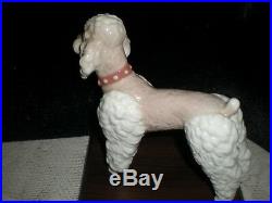 Lladro #1259 Standing Wooly Dog Poodle Collectible. No Box or Base Included