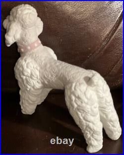 Lladro 1259 Woolly Dog, Poodle Standing Retired! Mint Condition! Matte! No Box