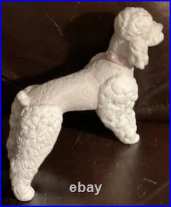 Lladro 1259 Woolly Dog, Poodle Standing Retired! Mint Condition! Matte! No Box