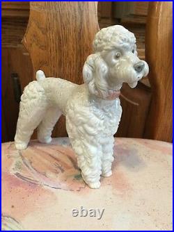 Lladro 1259 Woolly Dog, Poodle Standing Retired! Mint Condition! No Box! L@@K