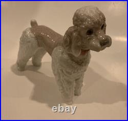 Lladro 1259 Woolly Dog, Poodle Standing Retired. (No Box)