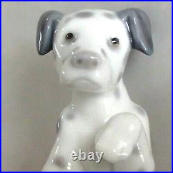 Lladro 1262 Dalmatian Dalmatian puppy dog begging/shaking MWOB, RV$495