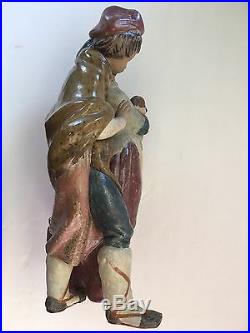 Lladro 1279 Facing The Wind Figurine Boy Girl Dog MINT
