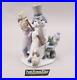 Lladro 1989 The Snowman #5713 Girl, Boy & Dog Porcelain Figure Retired