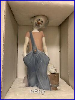 Lladro 1996 Event Figurine DESTINATION BIG TOP #6245 CLOWN WithDOG RETIRED NEW