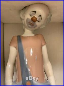 Lladro 1996 Event Figurine DESTINATION BIG TOP #6245 CLOWN WithDOG RETIRED NEW