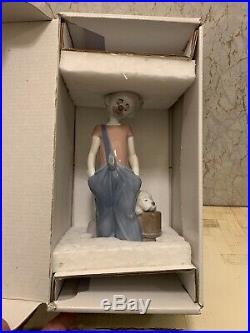 Lladro 1996 Event Figurine DESTINATION BIG TOP #6245 CLOWN WithDOG RETIRED NEW