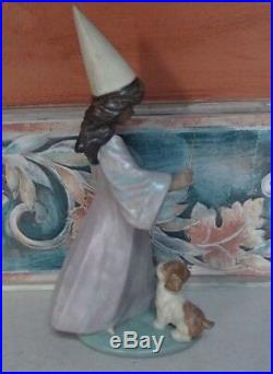 Lladro 2352 Under My Spell fairy girl with wand & puppy dog GRES MWOB, RV$370