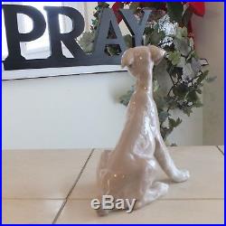 Lladro # 4583 Dog L@@ks Like'tramp' Mint Condition With Box Fast Shipping