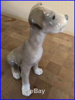 Lladro #4583 Sitting Puppy Dog Porcelain Terrier (7.5) Retired (free Shipping)