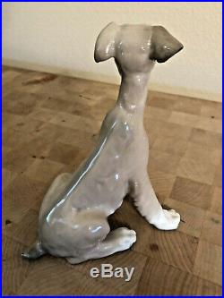 Lladro #4583 Sitting Puppy Dog Porcelain Terrier (7.5) Retired (free Shipping)