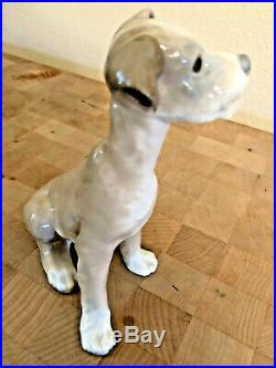 Lladro #4583 Sitting Puppy Dog Porcelain Terrier (7.5) Retired (free Shipping)