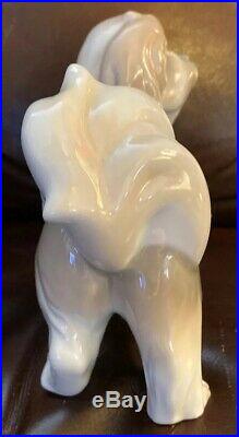 Lladro 4642 Dog Retired! Mint Condition! No Box! Glossy Finish! L@@K