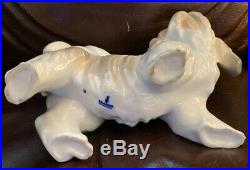 Lladro 4642 Dog Retired! Mint Condition! No Box! Glossy Finish! L@@K